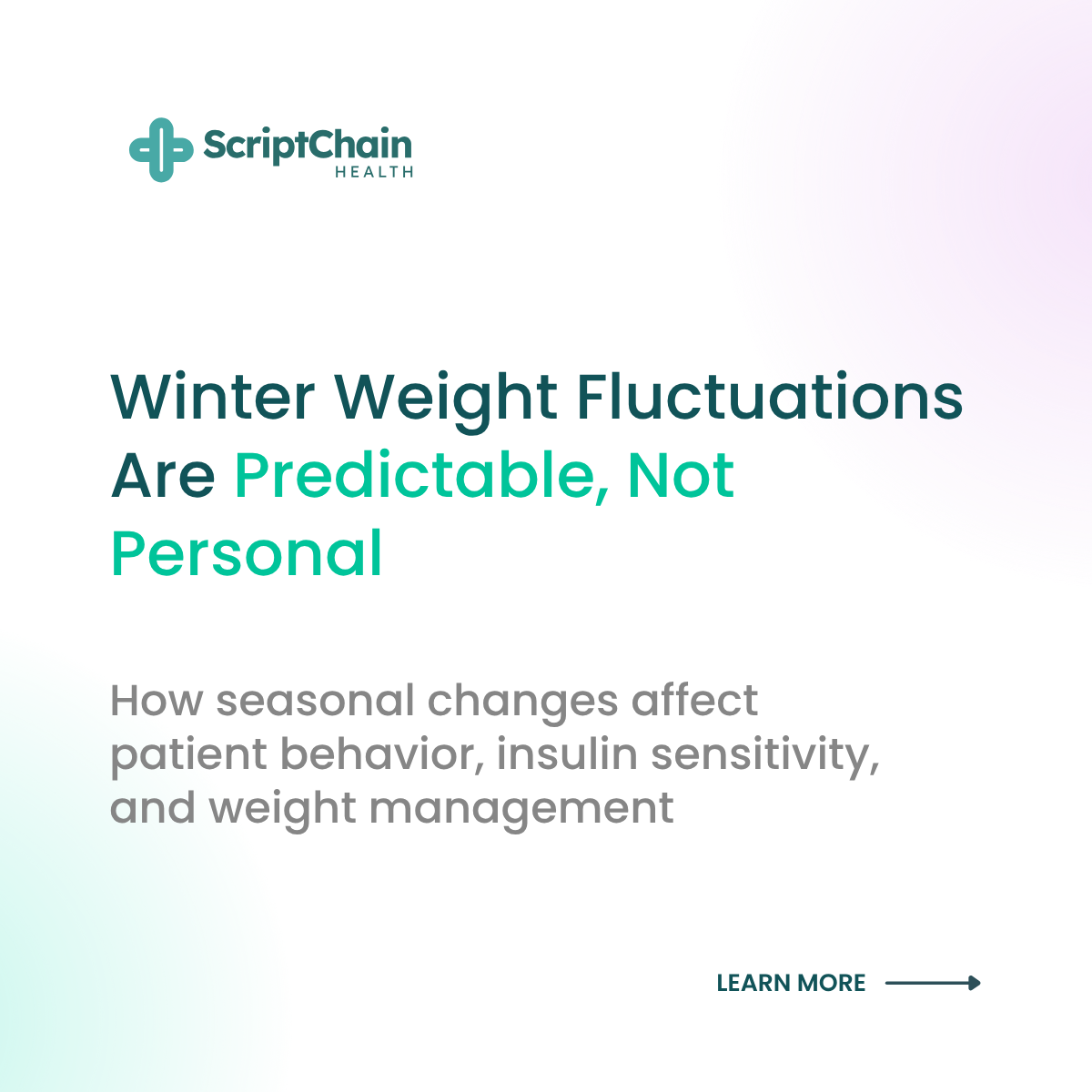 LinkedIn Winter Weight Gain, slide 1 of 6