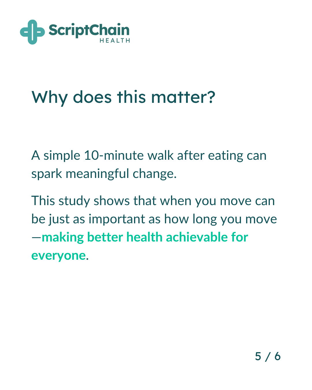 Instagram Walking 10 Minutes, slide 5 of 6