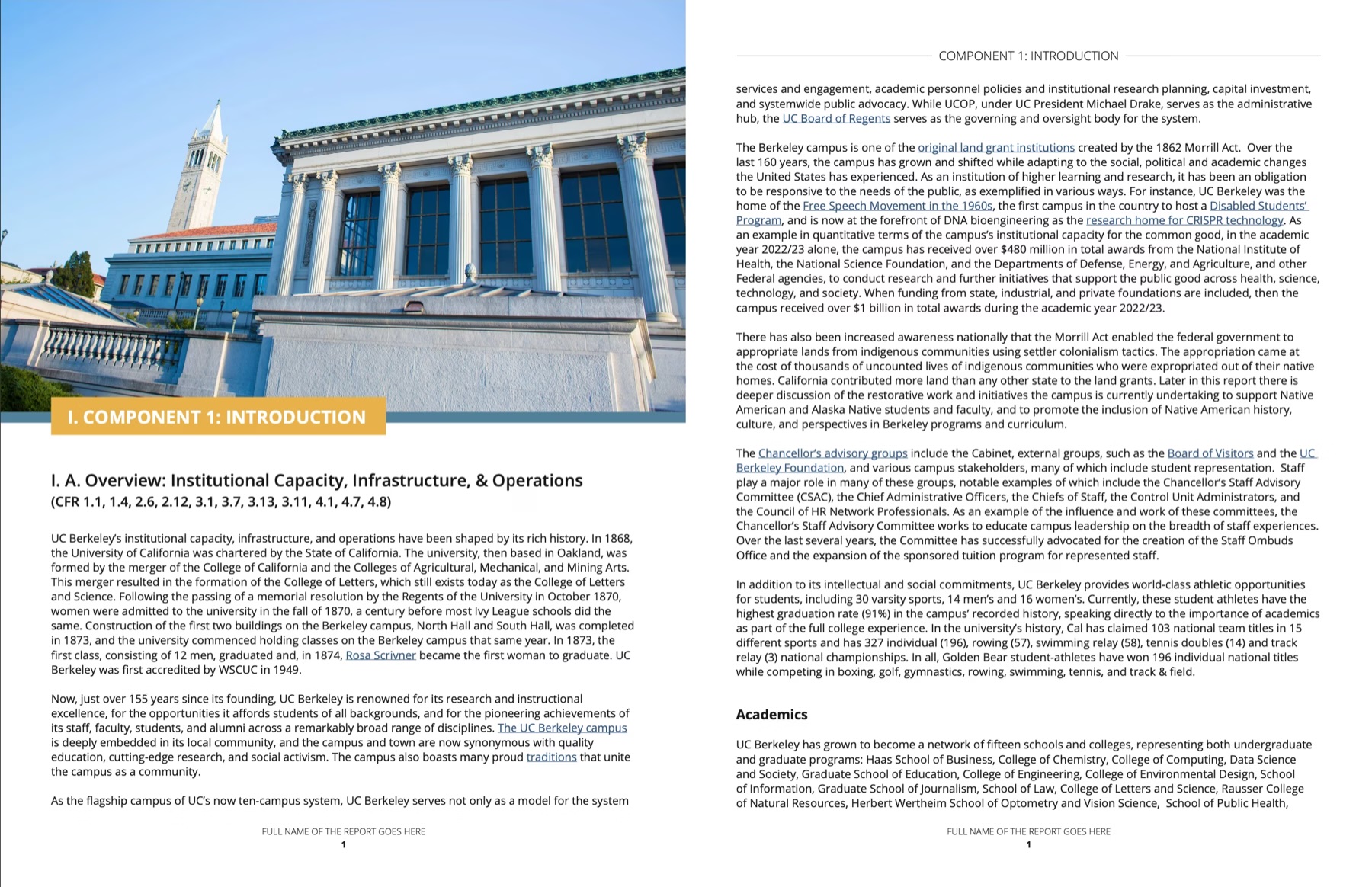 Alternative WSCUC report design 3