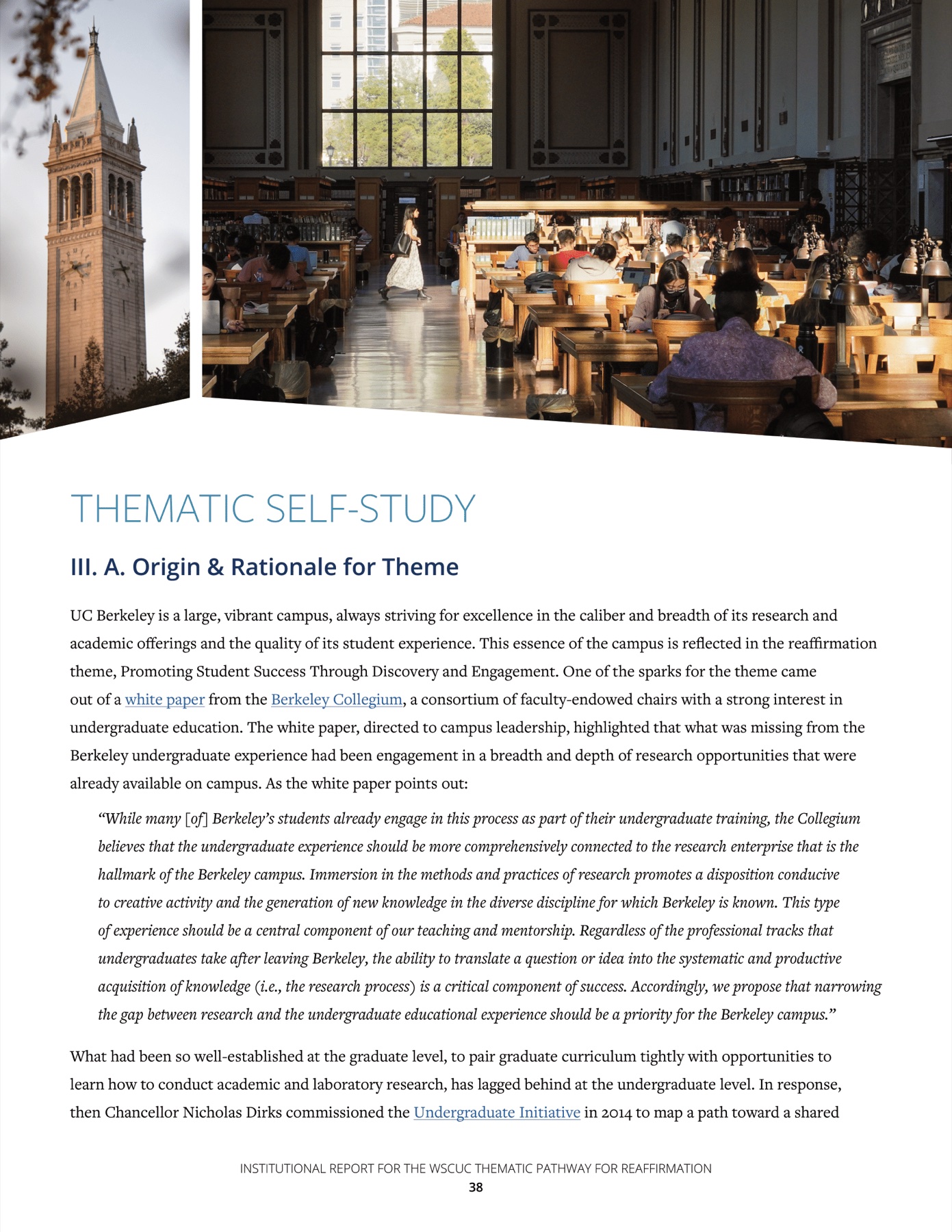 UC Berkeley WSCUC report page 27