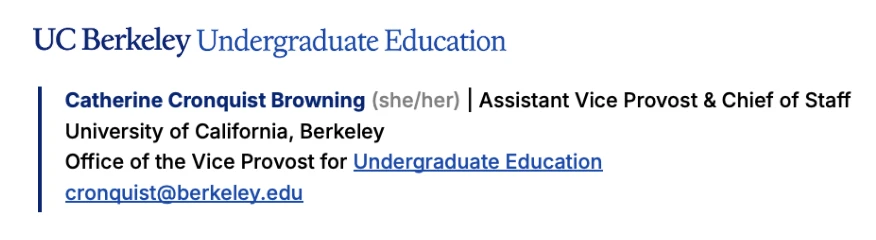 UED email signature design 2